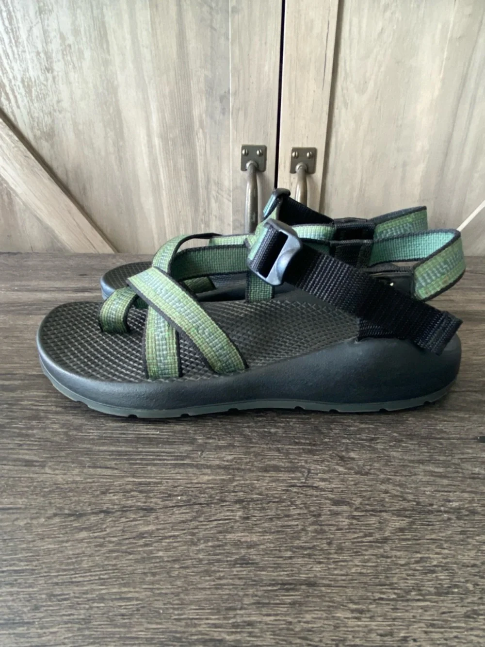 Chaco Strappy Green Summer Hiking Sandals Women’s Size 7 - Picture 7 of 14